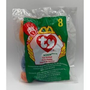 Ty Teenie Beanie Baby Scoop the Pelican #8 1998 McDonalds Plush Toy NIB